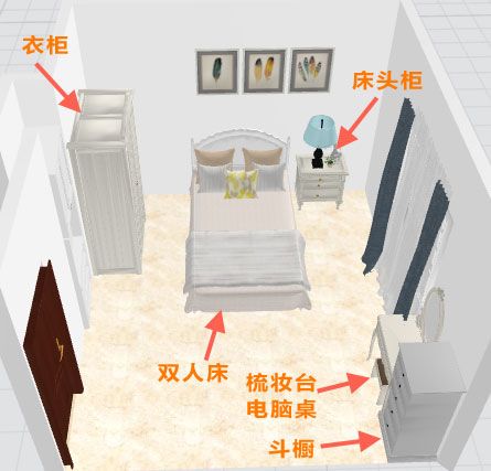 双人床和衣柜怎么摆最合理？卧室家具摆放详解！|「每日一答」036