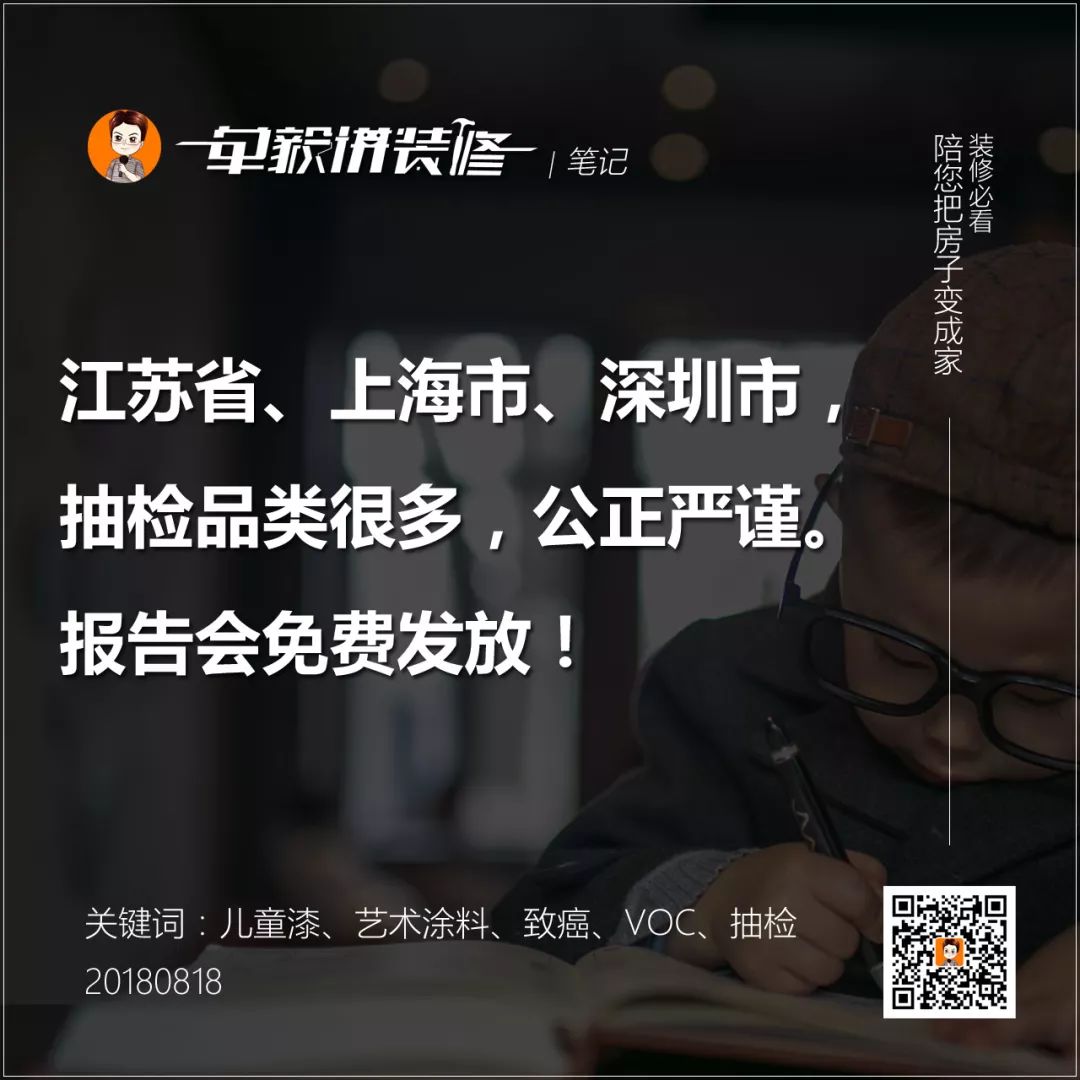 重磅：20%儿童漆检出致癌物，30%艺术涂料VOC超标！墙上到底刷啥？|「一周热点」033