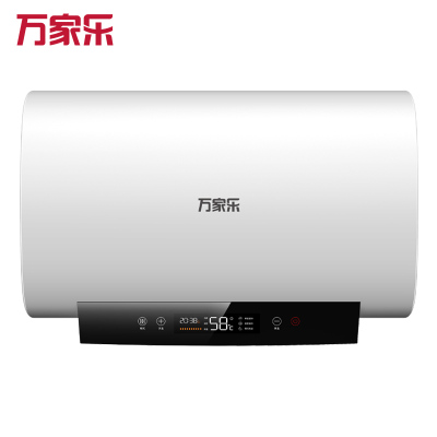 万家乐 60升扁桶热水器 电热水器电热3200W双擎速热双胆节能洗遥控预约洗浴自动保温剩余水量显示智能防冻D60-DB1