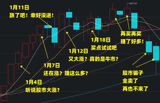 理财笔记05：不吓你，这个1月后熊就来了！选好基金后该咋买？定投比一次梭哈好在哪？3种基金买入方式详细对比分析！贪婪与恐惧……