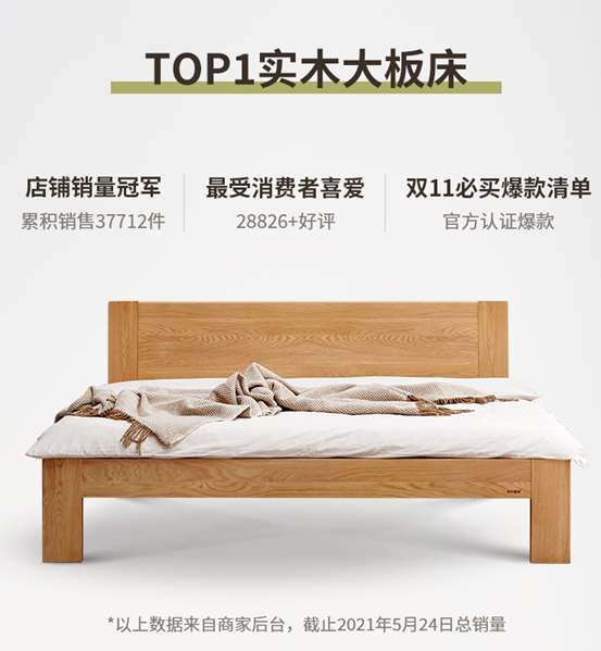 这14款实木床，哪个更值得买？橡木/黑胡桃/樱桃木/水曲柳/白蜡木哪种木材好？源氏木语爆款家具大盘点！附14个知识点