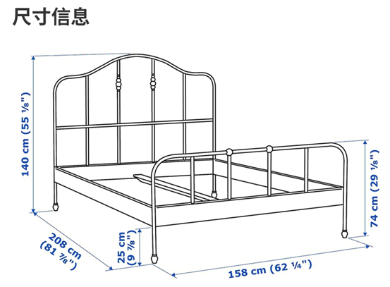 没甲醛也没味的铁艺床，为啥塌了？支撑/床板/高度/材质/喷漆/颜色/安装，7个选购要点大盘点！2021年装修日记22