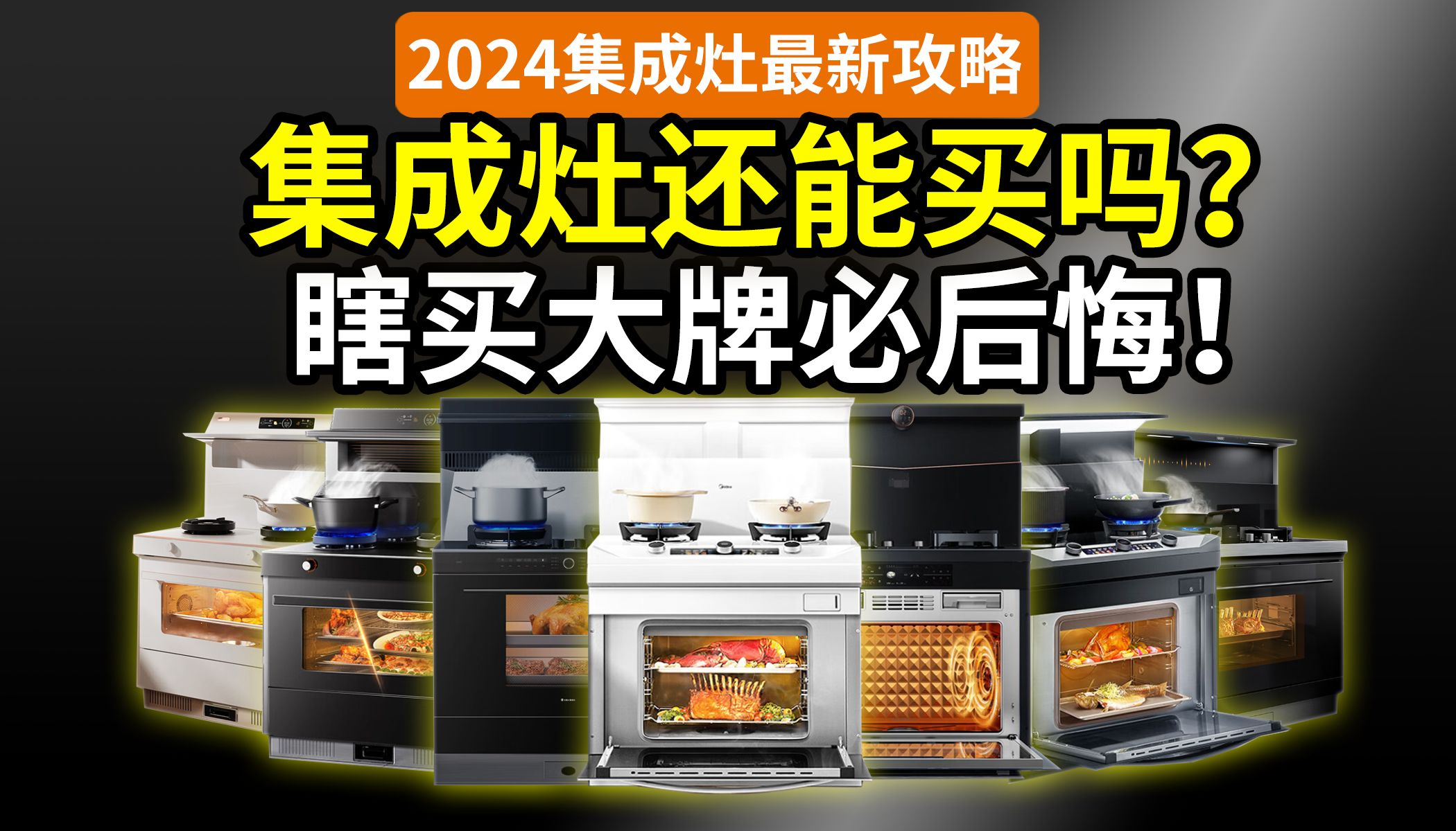 【集成灶攻略】谁说贵就一定好？一万多的集成灶也坑爹！大牌盘点：火星人亿田美的凯度…… 29个细节测评（8者补贴-国补必看）