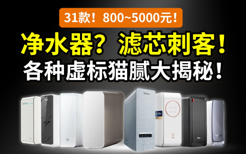 【算账】谁是净水器刺客？大牌竟然也搞这猫腻！带个热水壶你就贵？31款：小米海尔美的京造安吉尔沁园佳尼特352……全国补贴双11指路盘点